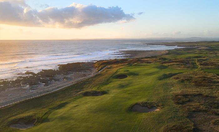 Hole 1 from the air